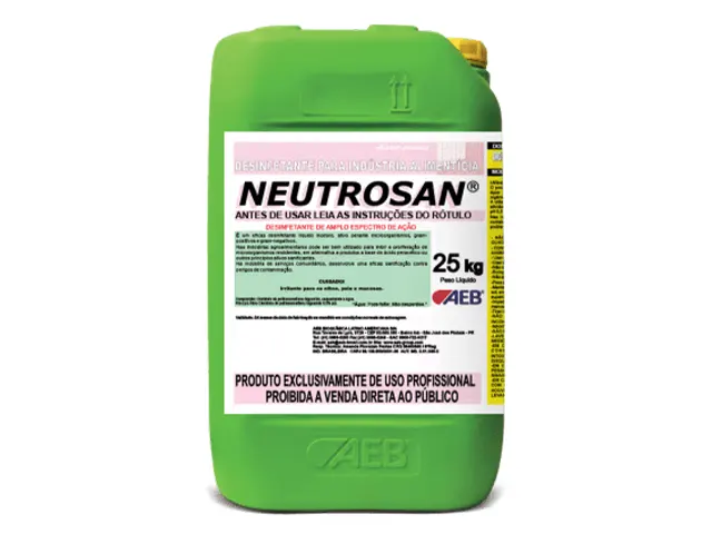 Sanitizante Neutro não Tóxico com Amplo Espectro de Ação NEUTROSAN 25Kg