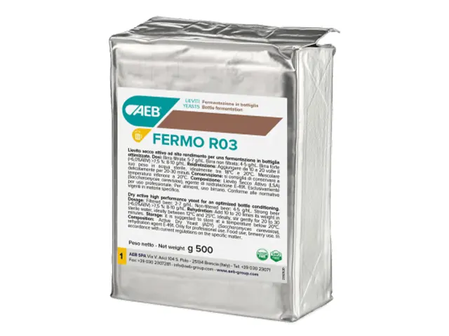 Levedura Seca Ativa para Refermentação em Cerveja FERMO R03 10Kg