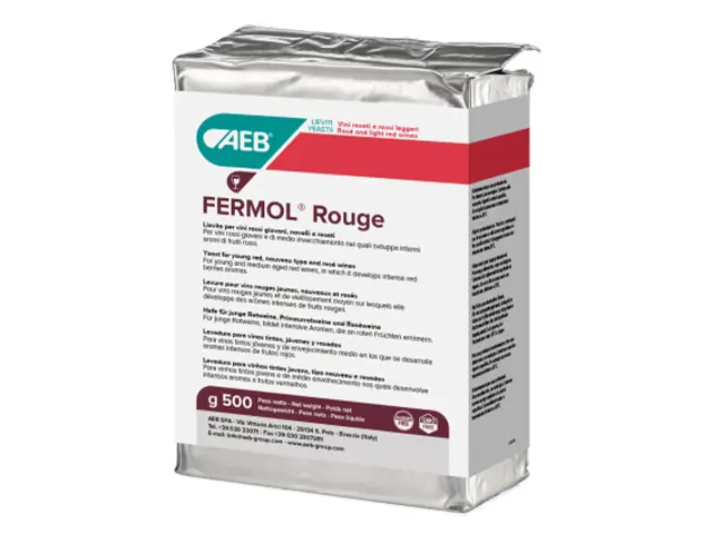 Levedura Seca para Vinificação de Vinhos Tintos FERMOL Rouge 10Kg