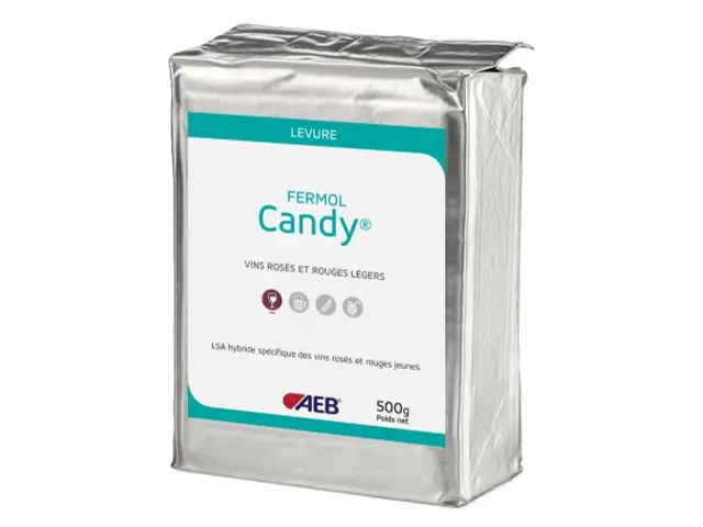 Levedura para Produção de Vinho Branco, Rosé e Tinto FERMOL Candy 10Kg