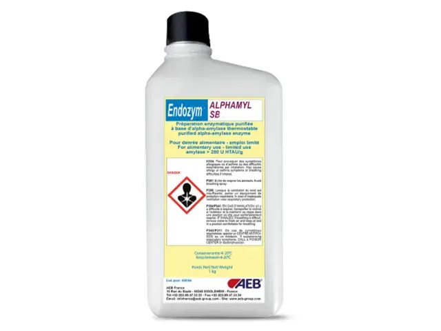 Enzima Alfa-Amilase de Origem Fúngica para Produção de Cerveja ENDOZYM Alphamyl SB2 25Kg