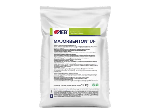 Bentonite em Pó para Tratamentos dos Mostos e Vinhos MAJORBENTON UF 15Kg