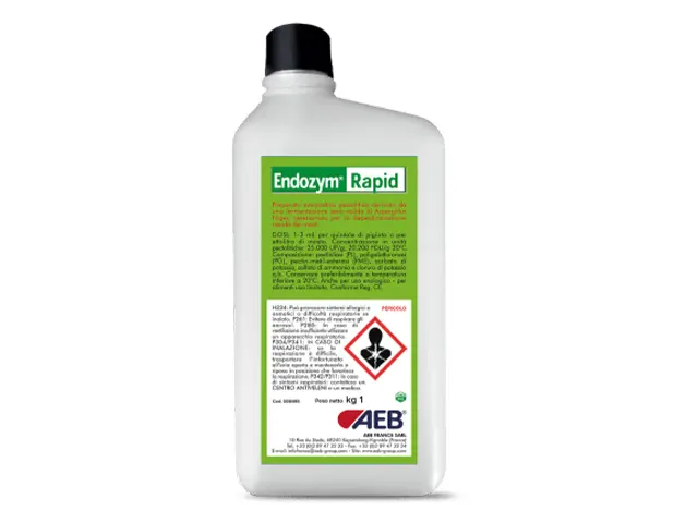 Enzima Pectolítica para Despectinização Rápida dos Mostos ENDOZYM Rapid 4Kg
