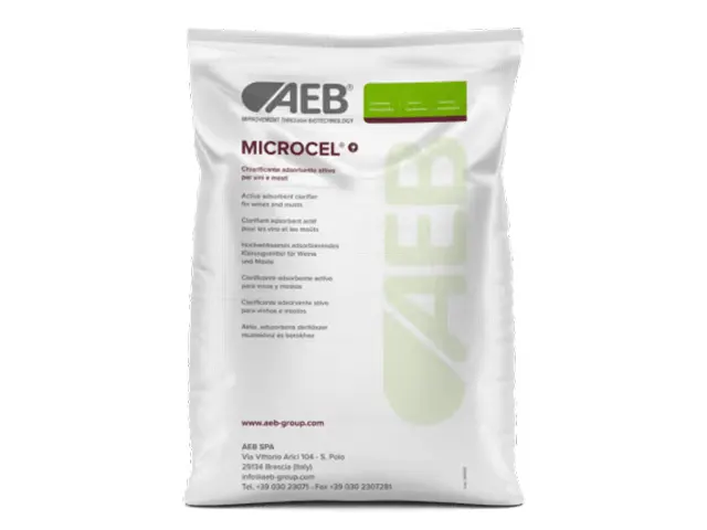 Clarificante Adsorvente Ativo para Vinhos e Mostos MICROCEL 25Kg