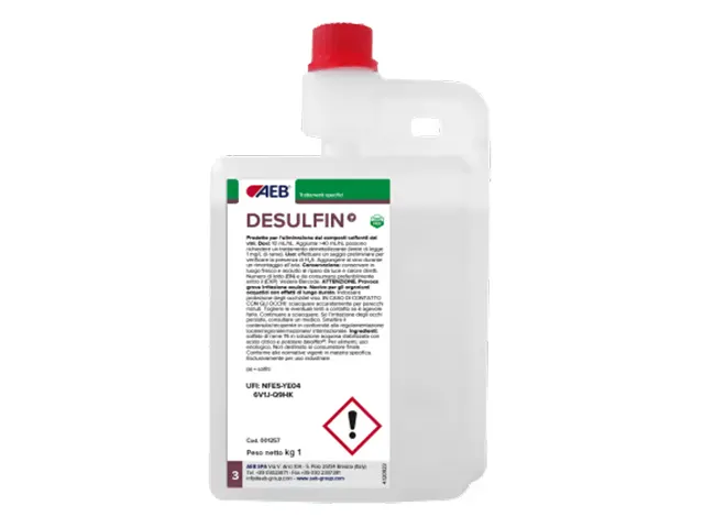 Dessulfitante para Mostos e Vinhos DESULFIN 25Kg