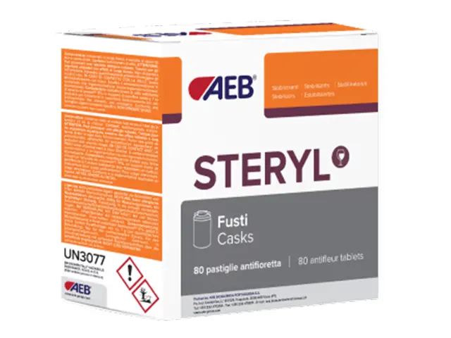 Protetor Pastilha Sobrenadante Anti-Flor para Vinhos STERYL Fusti 50 Envelopes