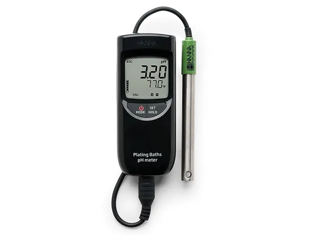 Medidor Portátil de pH para Banhos Galvânicos HI99131