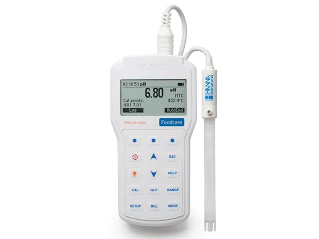 Medidor Profissional Portátil de pH para Leite HI98162