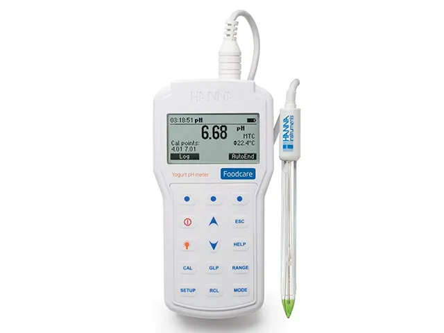 Medidor Profissional Portátil de pH para Iogurte HI98164