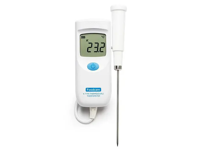 Termômetro Termopar Tipo K Foodcare com Sonda Fixa HI935007