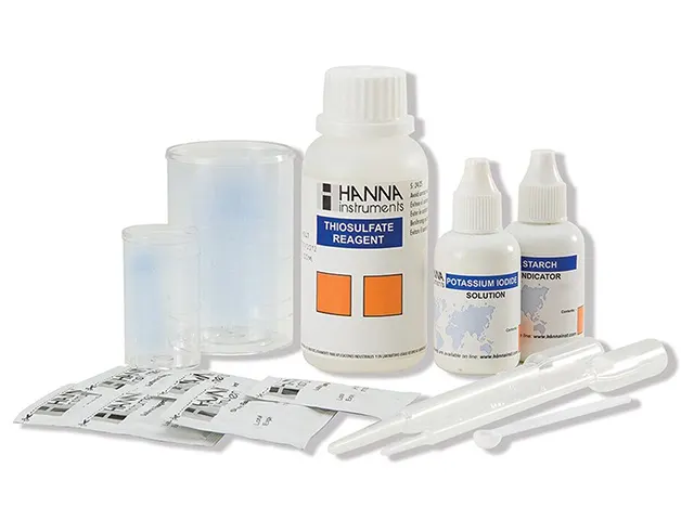 Teste Kit Químico para Cloro Total Faixa Alta HI38022