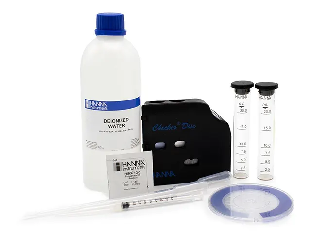 Teste Kit Químico para Fosfato com Disco Checker HI38061