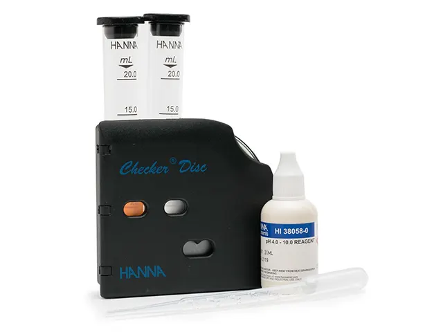 Teste Kit Químico para pH com Disco Checker HI38058