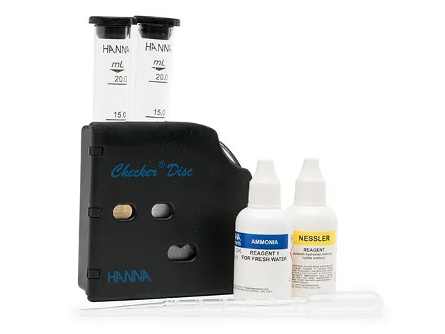 Teste Kit Químico para Amônia com Disco Checker HI38049