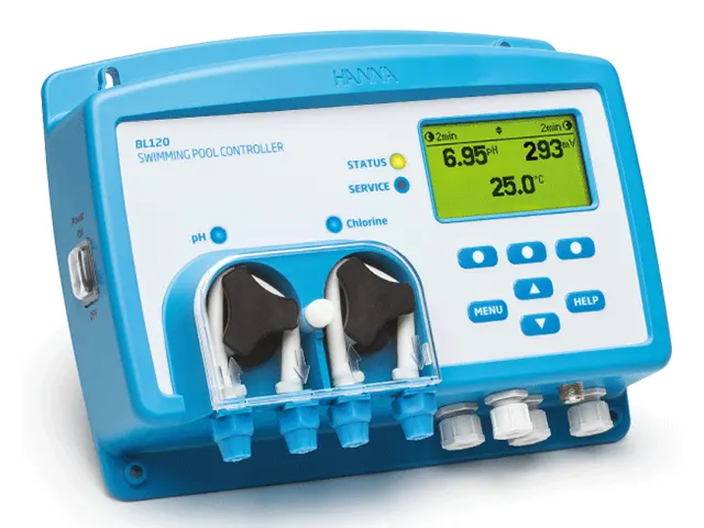 Controlador de pH/ORP/Temperatura Sem Saídas Analógicas para Piscinas e Spas BL120-10