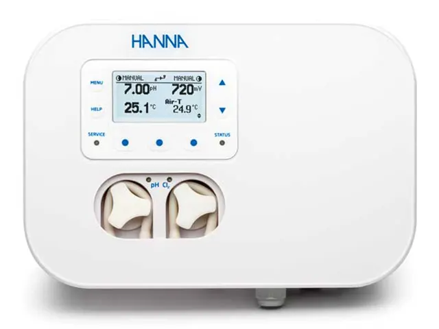 Controlador de pH/ORP/Temperatura para Piscinas com Célula de Fluxo Pool Line BL131-20