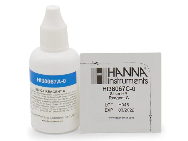 Reagente de Reposição para Teste Kit de Sílica 100 Testes HI38067-100