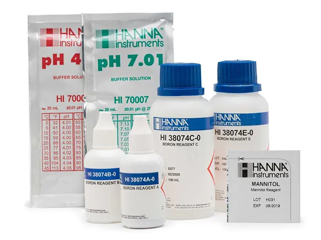 Reagente de Reposição para Teste Kit de Boro 100 Testes HI38074-100