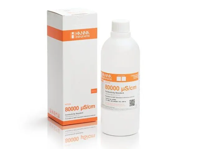 Solução Padrão de Condutividade 80.000 µS/cm 500ml HI7034L
