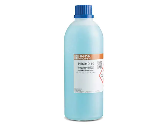 Solução Padrão de ISE de Fluoreto de 10 ppm com TISAB II HI4010-10