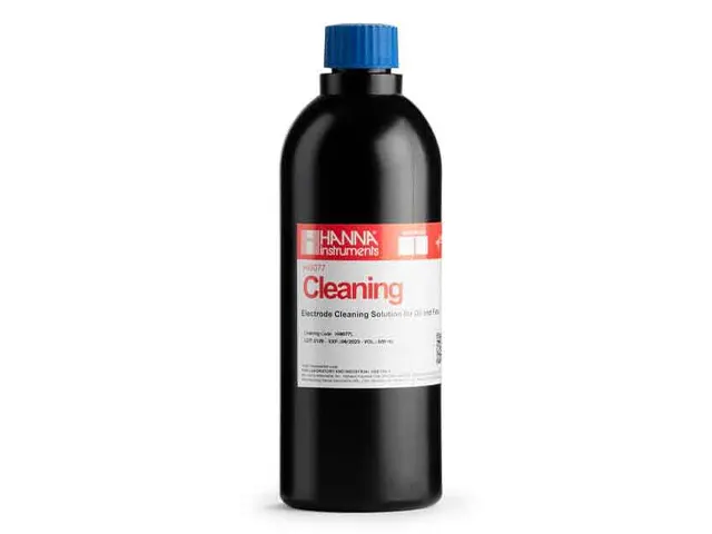 Solução de Limpeza para Óleo e Gorduras em Frasco FDA para Eletrodo 500ml HI8077L