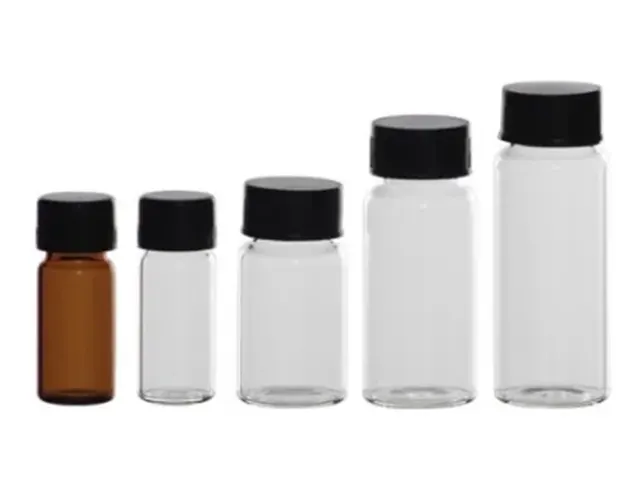 Frasco Flaconete Incolor de Vidro com Tampa de Rosca e Batoque 15ml Netlab