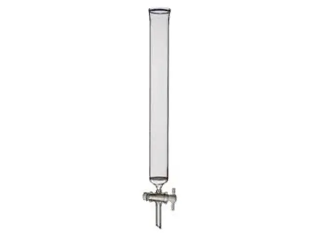 Coluna Cromatográfica com Placa Porosa e Torneira de Plástico 30x300mm Netlab