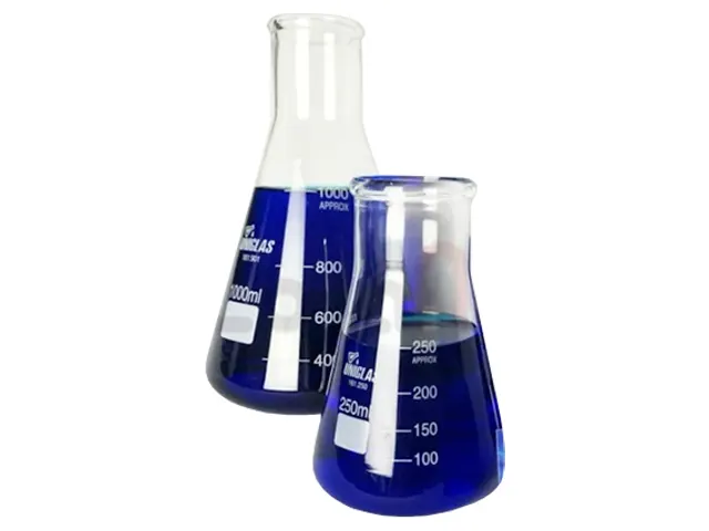 Frasco Erlenmeyer de Vidro com Boca Larga 200ml Netlab