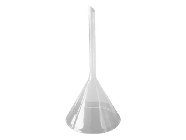 Funil Analítico de Vidro Liso Haste Longa 250ml Netlab