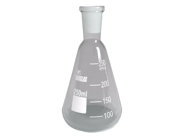 Frasco Erlenmeyer de Vidro com Junta Esmerilhada 24/40 300ml Netlab