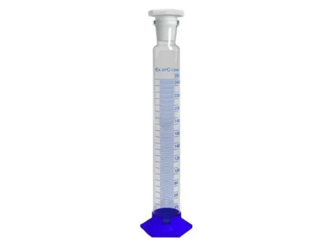 Proveta de Vidro Graduada Base e Rolha de Polipropileno 500ml Netlab