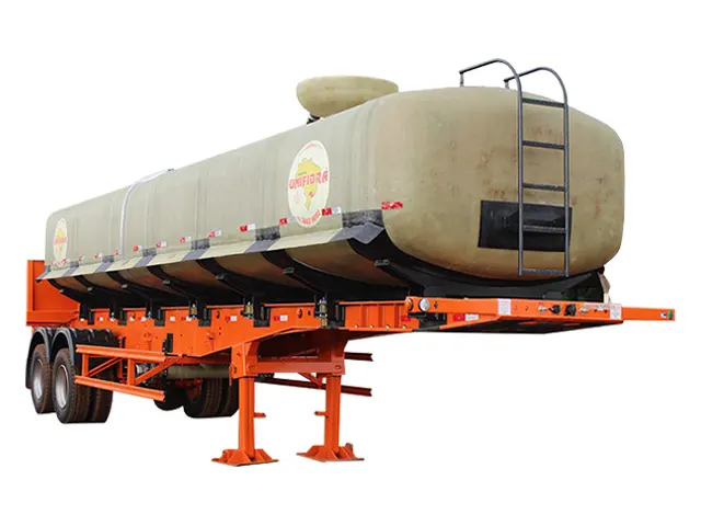 Tanque de Transporte de Produtos Químicos em Fibra de Vidro