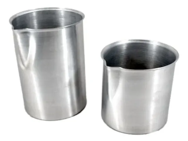 Becker de Aço Inox 304 sem Graduação 150ml Netlab