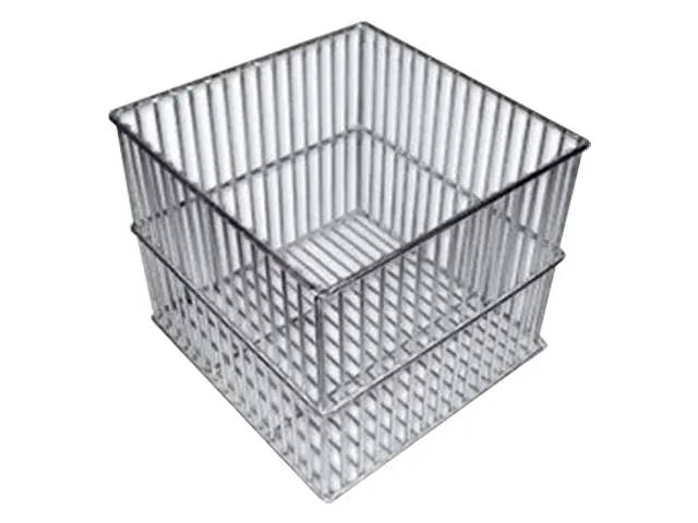 Cesto em Aço Carbono com Alça para Transporte 30x34x7cm Netlab