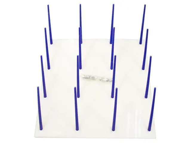 Suporte para Secagem de Vidrarias Fixação Parede 25 Pinos Netlab