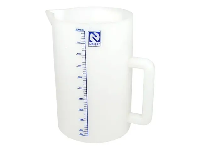 Jarra Graduada de Plástico Polietileno Reforçado Tipo Industrial Nalgon 1.000ml Netlab