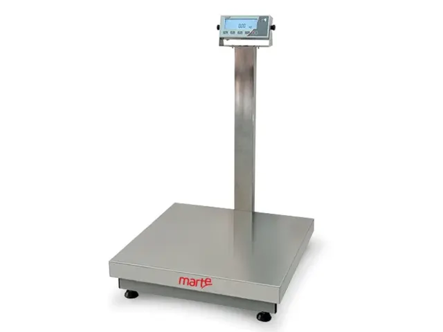 Balança Eletrônica de Precisão Digital Plataforma Inox 101Kg 40x40cm LSPLUS100 Marte