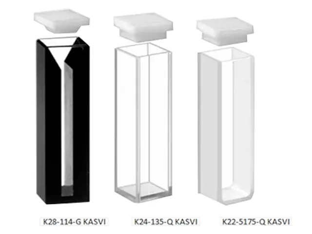 Cubeta Vidro Óptico 2 Faces Polidas 10.5ml Passo 30mm Kasvi Netlab