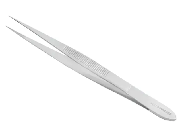 Pinça Anatômica Histológica Ponta Fina com Serrilha 12cm Netlab