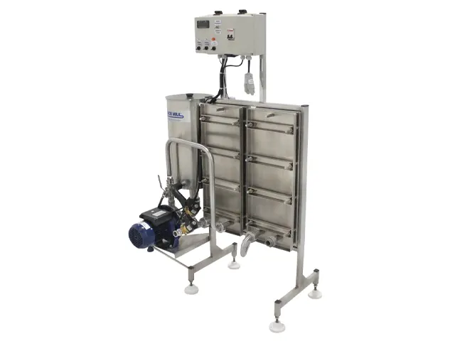 Pasteurizador Rápido de Leite para Fabricação de Queijo 800 a 1.000 L/h