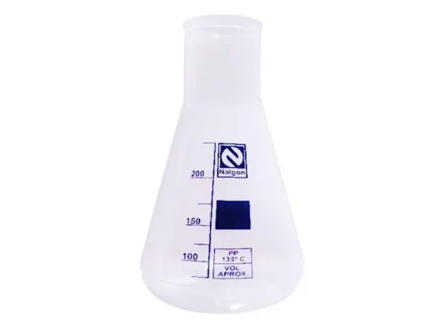 Frasco Erlenmeyer de Plástico sem Tampa 500ml Nalgon Netlab