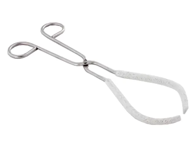 Pinça em Aço Inox para Becker com Refratário Netlab