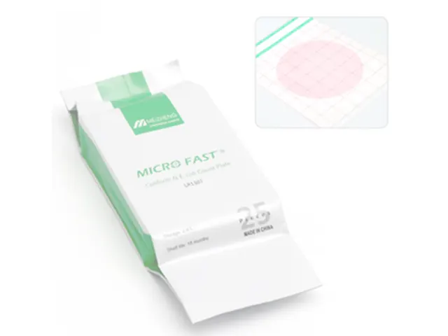 Placa de Contagem de Coliformes e Escherichia Coli EC MicroFast NEW