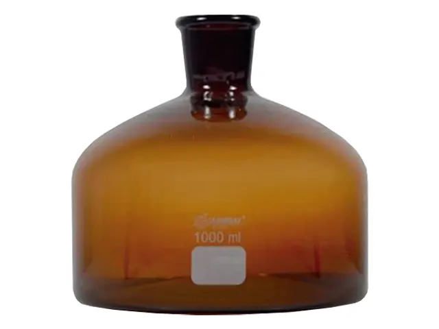 Frasco Âmbar para Bureta Forma Baixa 2.000 ml Laborglas