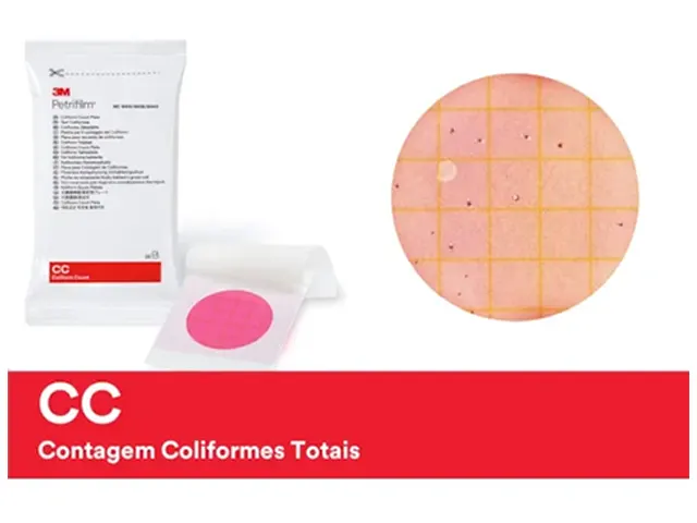 Petrifilm para Contagem de Coliformes 6410 3M 50 Unidades Netlab