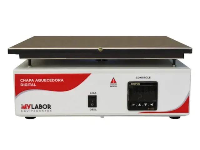 Chapa Aquecedora Digital em Alumínio 15x30x40cm Netlab