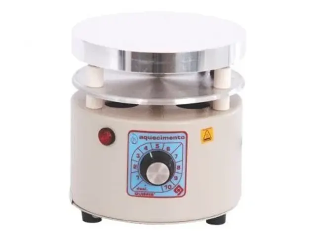 Chapa Aquecedora Redonda 20cm Temperatura +350°C Netlab