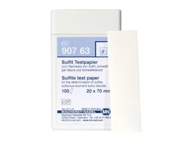 Teste Qualitativo Sulfito 10mg/l 100 Tiras 20x70mm Netlab
