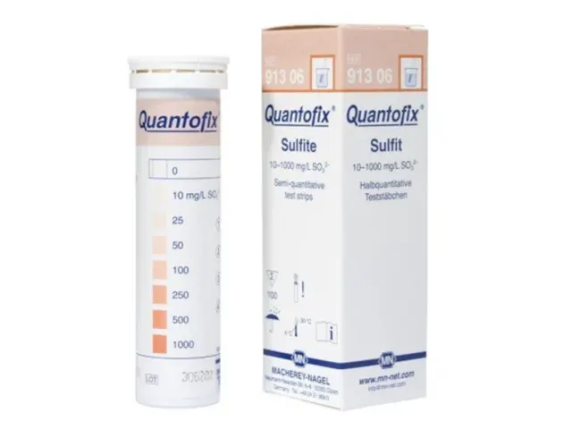 Teste Semi-Quantitativo Quantofix Sulfito 0-1000mg/L Netlab