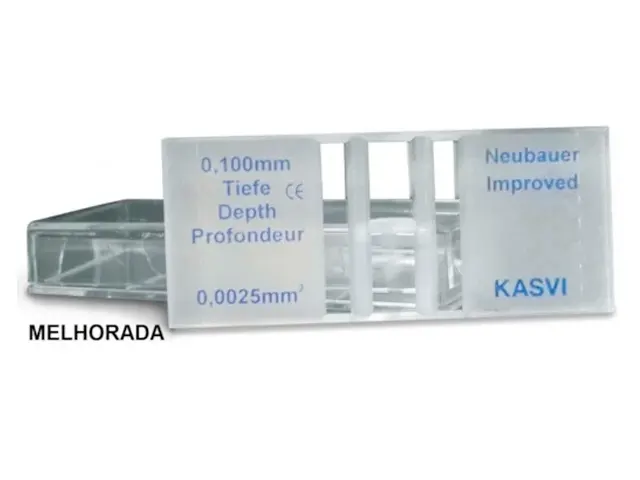 Câmara de Contagem Neubauer Melhorada Kasvi Netlab